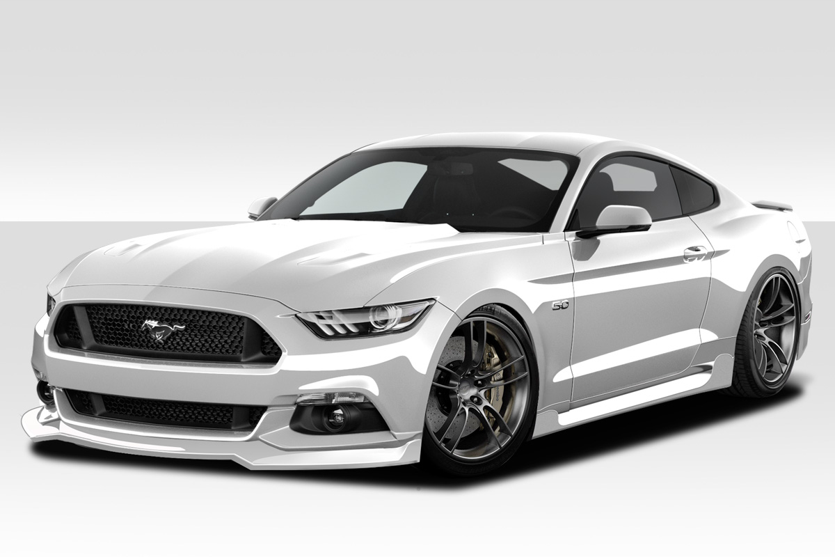 2015-2017 Ford Mustang Duraflex Racer Body Kit - 4 Piece - Includes Ra