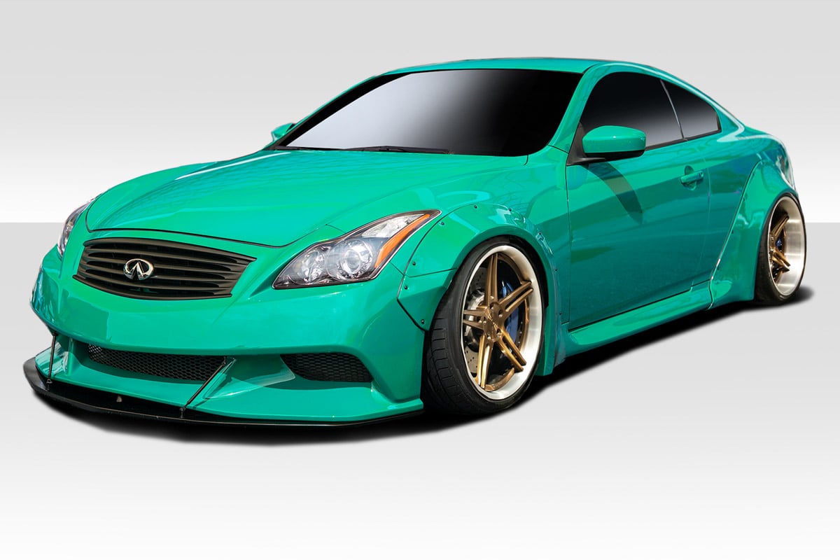 2008-2015 Infiniti G Coupe G37 Q60 Duraflex LBW Wide Body Kit - 8 Piece - Includ