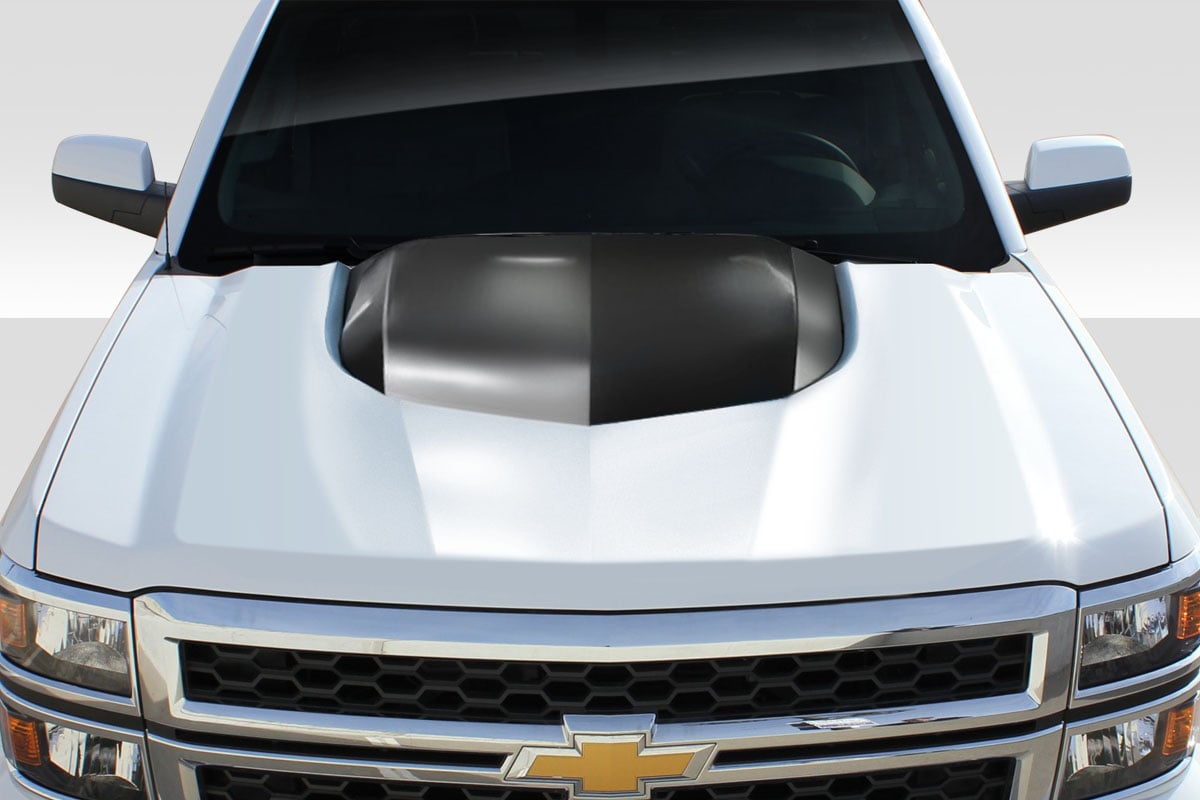 2014-2015 Chevrolet Silverado Duraflex ZL1 V2 Hood - 1 Piece 2014-2015 Chevrolet Silverado Duraflex ZL1 V2 Hood - 1 Piece
