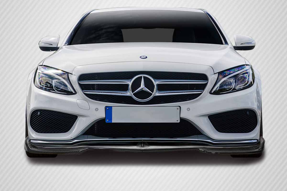 2015-2021 Mercedes C Class W205 Carbon Creations DriTech Fortune Front Lip - 1 P