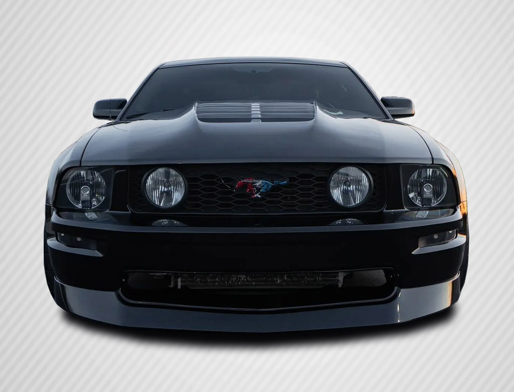 2005-2009 Ford Mustang Carbon Creations GT500 V2 Hood - 1 Piece