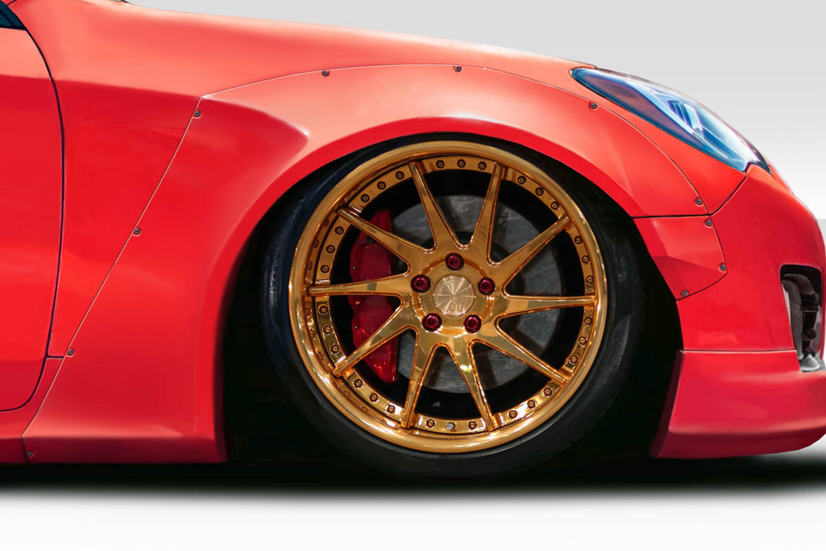 2010-2016 Hyundai Genesis Coupe 2DR Duraflex MSR V2 50mm Front Fender Flares - 4 2010-2016 Hyundai Genesis Coupe 2DR Duraflex MSR V2 50mm Front Fender Flares - 4