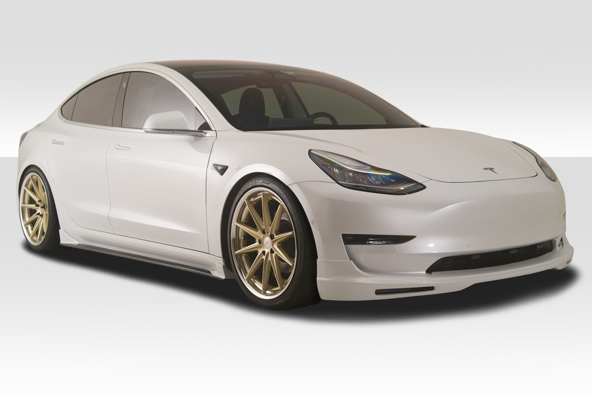 2018-2023 Tesla Model 3 Duraflex GT Concept Body Kit - 4 Piece - Includes GT Con