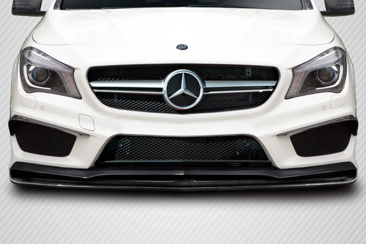 2014-2015 Mercedes CLA Class C117 CLA45 Carbon Creations R Spec Front Lip Under