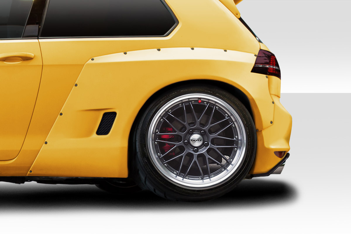 2015-2021 Volkswagen Golf / GTI Duraflex TKO RBS 70mm Rear Fender Flares - 2 Pie