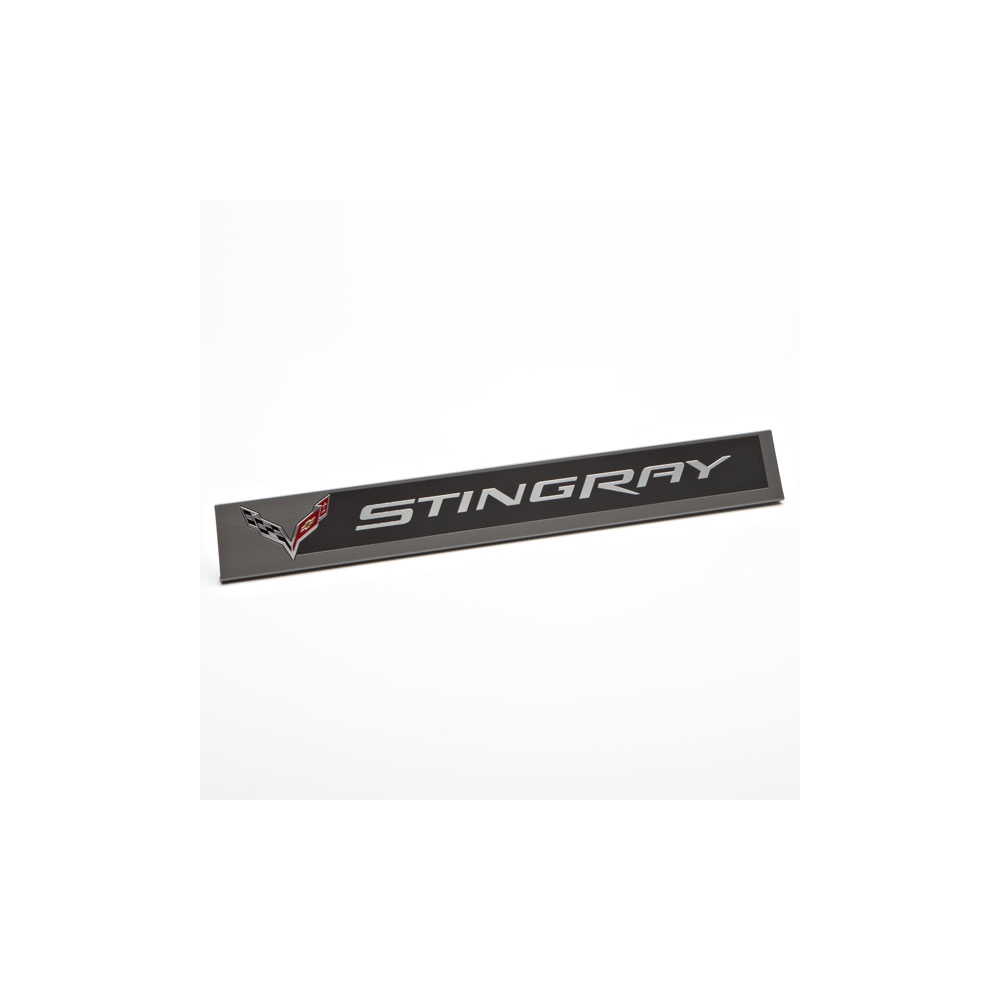 2014 C7 Corvette Stingray Door Sill Plates, with Colored Stingray Logo