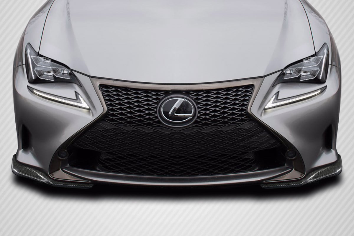 2014-2018 Lexus RC Series RC200T RC350 Carbon Creations EBS Front Lip Splitters