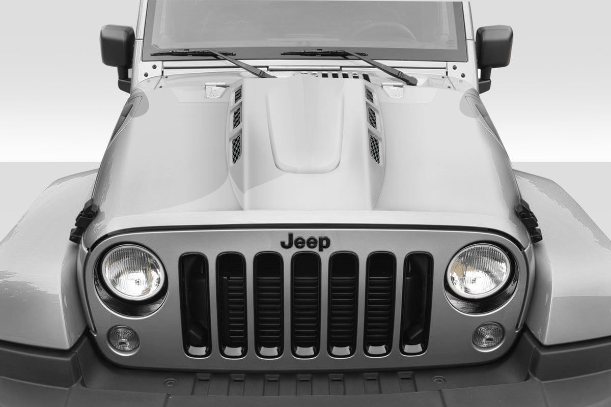 2007-2018 Jeep Wrangler JK Duraflex AVG Hood - 1 Piece 2007-2018 Jeep Wrangler JK Duraflex AVG Hood - 1 Piece