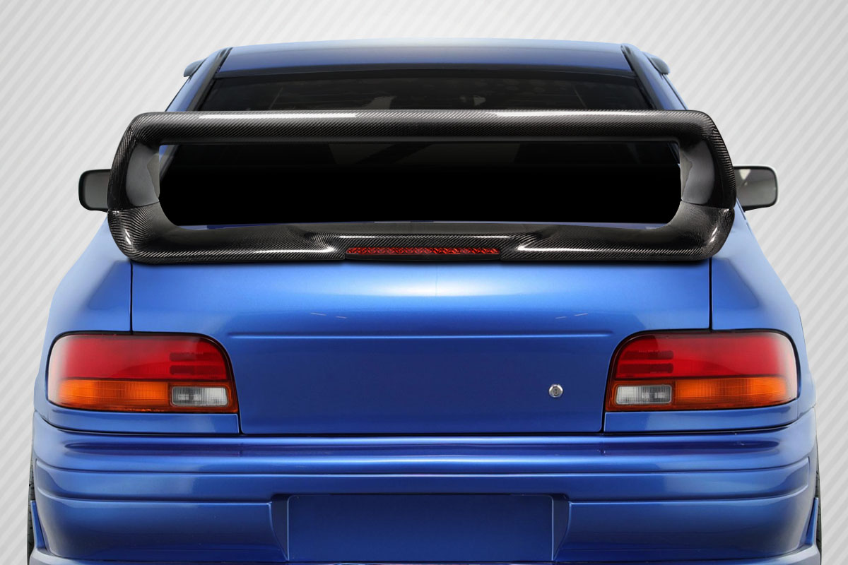 1993-2001 Subaru Impreza Carbon Creations STI Version 6 Look Rear Wing Spoiler - 1993-2001 Subaru Impreza Carbon Creations STI Version 6 Look Rear Wing Spoiler -