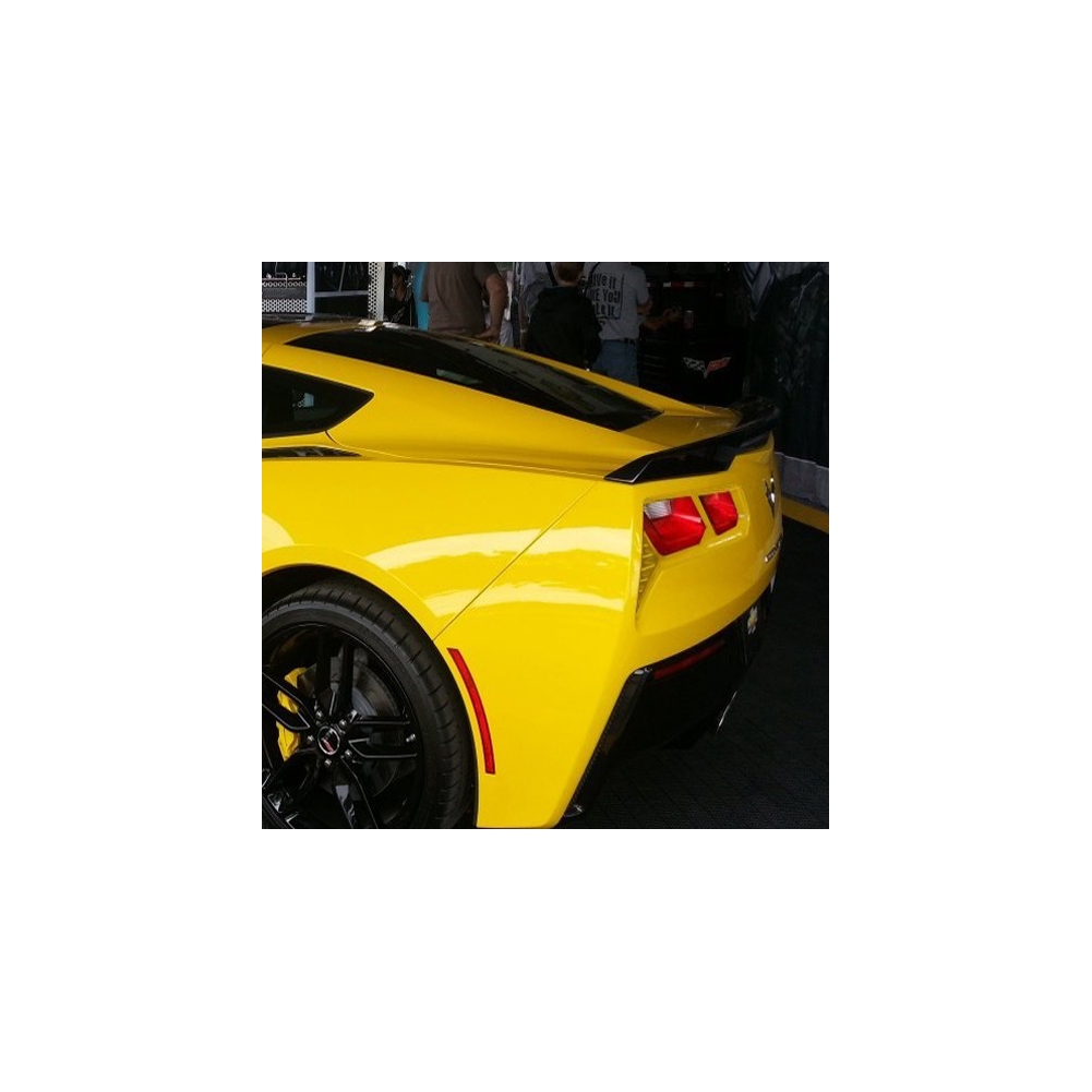 2014-2019 C7 Corvette Stingray Taillight Bezels, Smooth Finish, 2pc kit, Custom Paint Matched