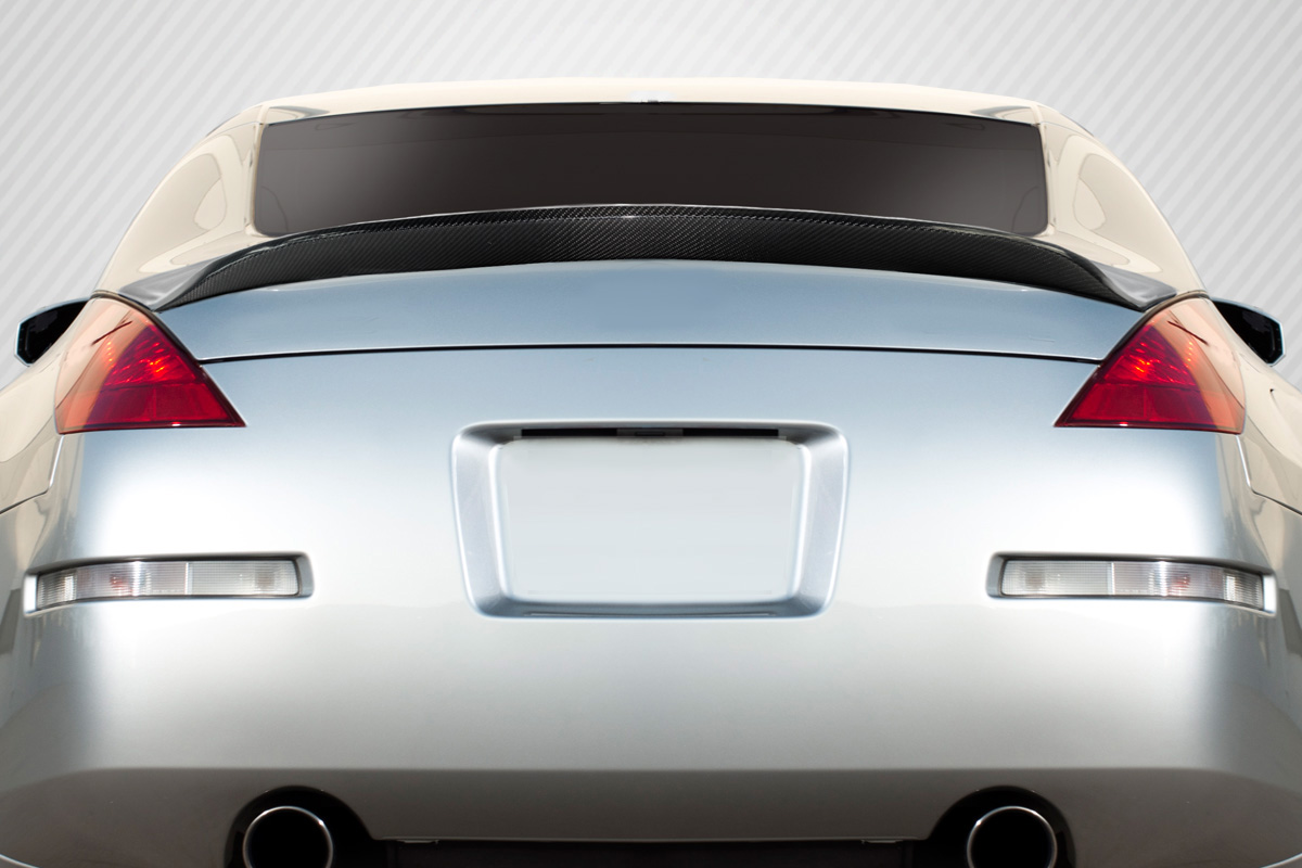 2003-2008 Nissan 350Z Z33 2DR Coupe Carbon Creations BZ Rear Wing Spoiler - 1 Pi