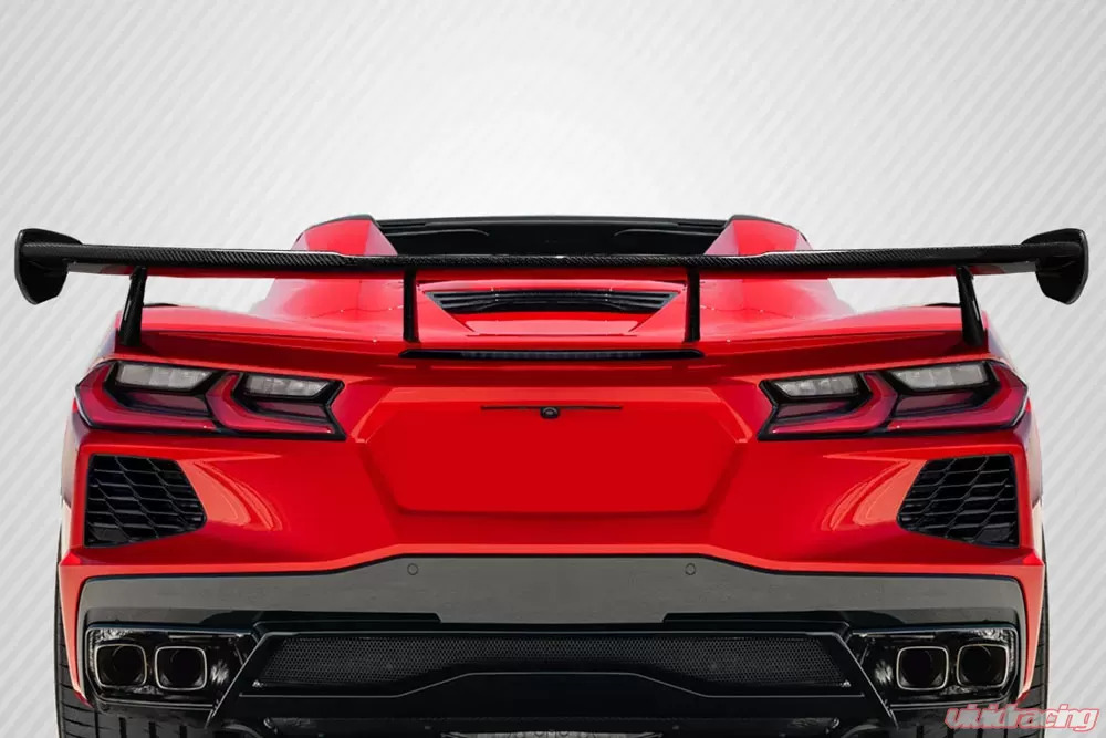 2020-2024 Chevrolet Corvette C8 Carbon Creations High Wing Spoiler - 1 Piece