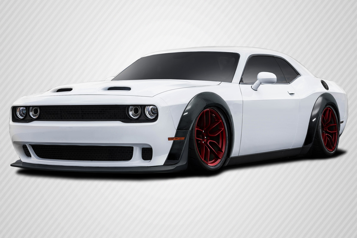 2015-2023 Dodge Challenger Carbon Creations Demon Look Wide Body Fender Flares -