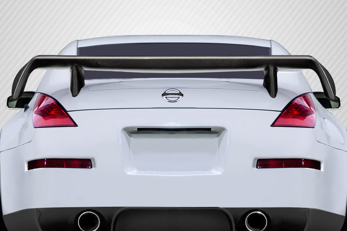 2003-2008 Nissan 350Z Z33 Coupe Carbon Creations Power Rear Wing Spoiler - 1 Pie