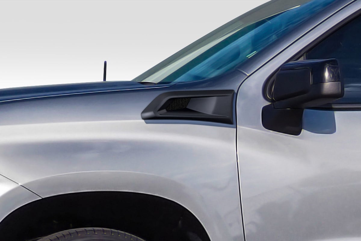 2019-2025 Chevrolet Silverado 1500 Duraflex Street Runner Fender Vents - 2 Piece