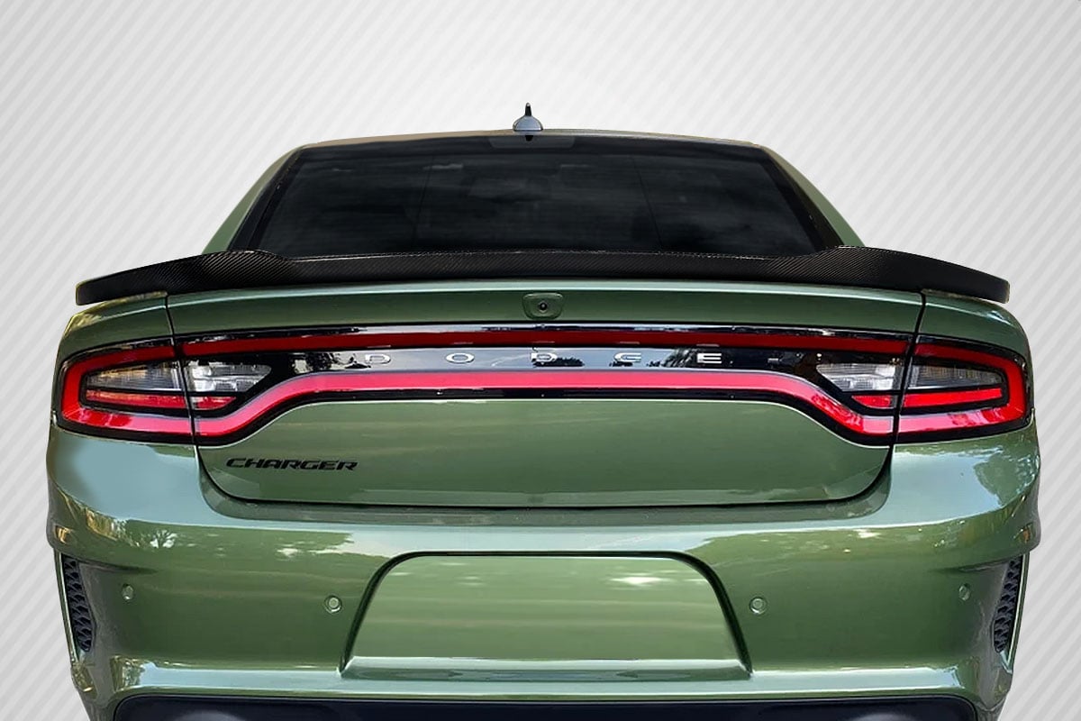 2015-2023 Dodge Charger Carbon Creations Ghost Rear Wing Spoiler - 1 Piece 2015-2023 Dodge Charger Carbon Creations Ghost Rear Wing Spoiler - 1 Piece