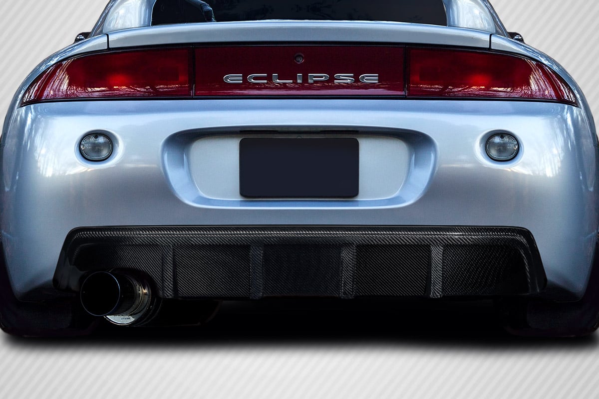 1997-1999 Mitsubishi Eclipse Carbon Creations Cartwercs Rear Diffuser - 1 Piece 1997-1999 Mitsubishi Eclipse Carbon Creations Cartwercs Rear Diffuser - 1 Piece