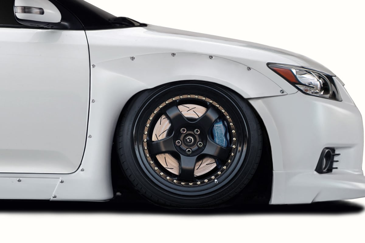 2011-2015 Scion tC Duraflex RBS look Front Fender Flares - 2 PieceS