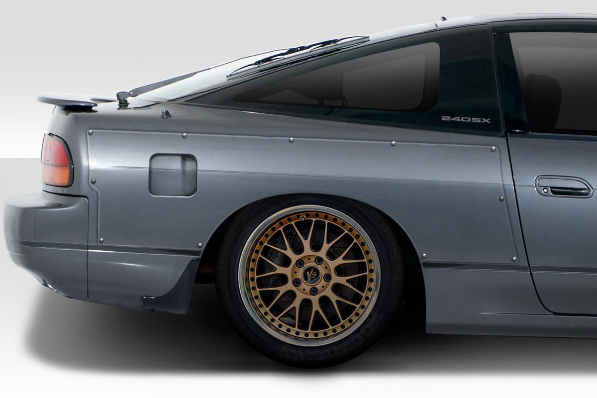 1989-1994 Nissan 240SX S13 HB Duraflex D1 Sport 30MM Rear Fender Flares - 3 Piec