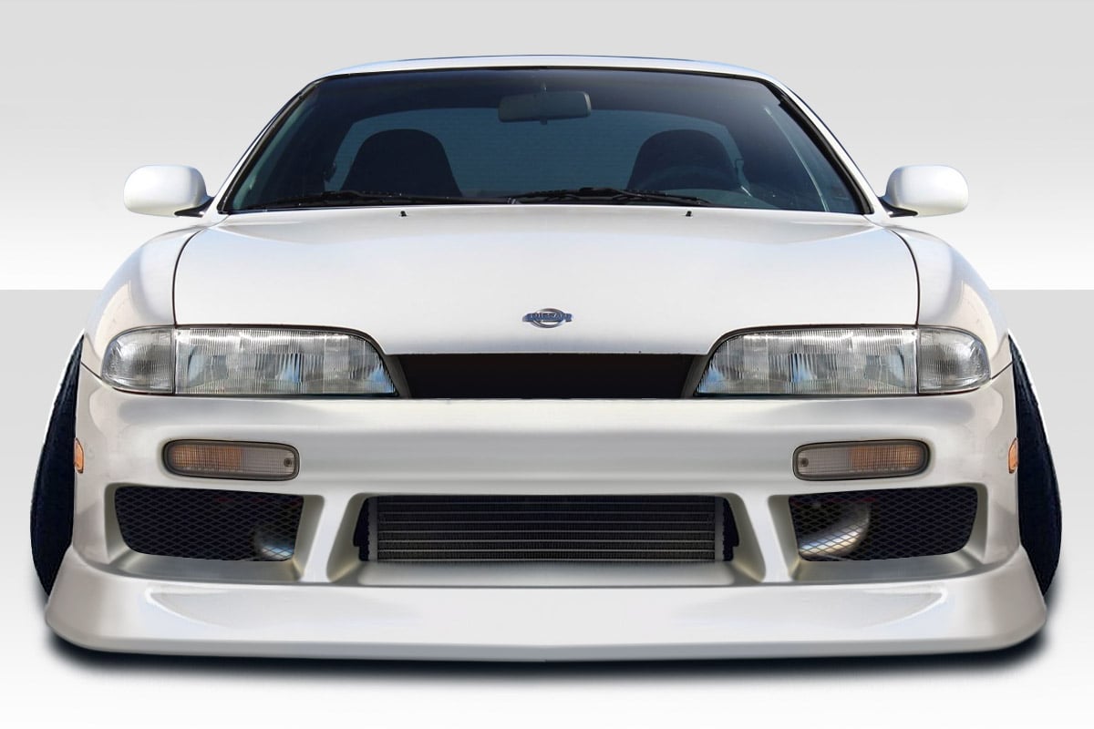 1995-1996 NIssan 240SX S14 Duraflex B Sport V3 Front Bumper Cover - 1 Piece 1995-1996 NIssan 240SX S14 Duraflex B Sport V3 Front Bumper Cover - 1 Piece