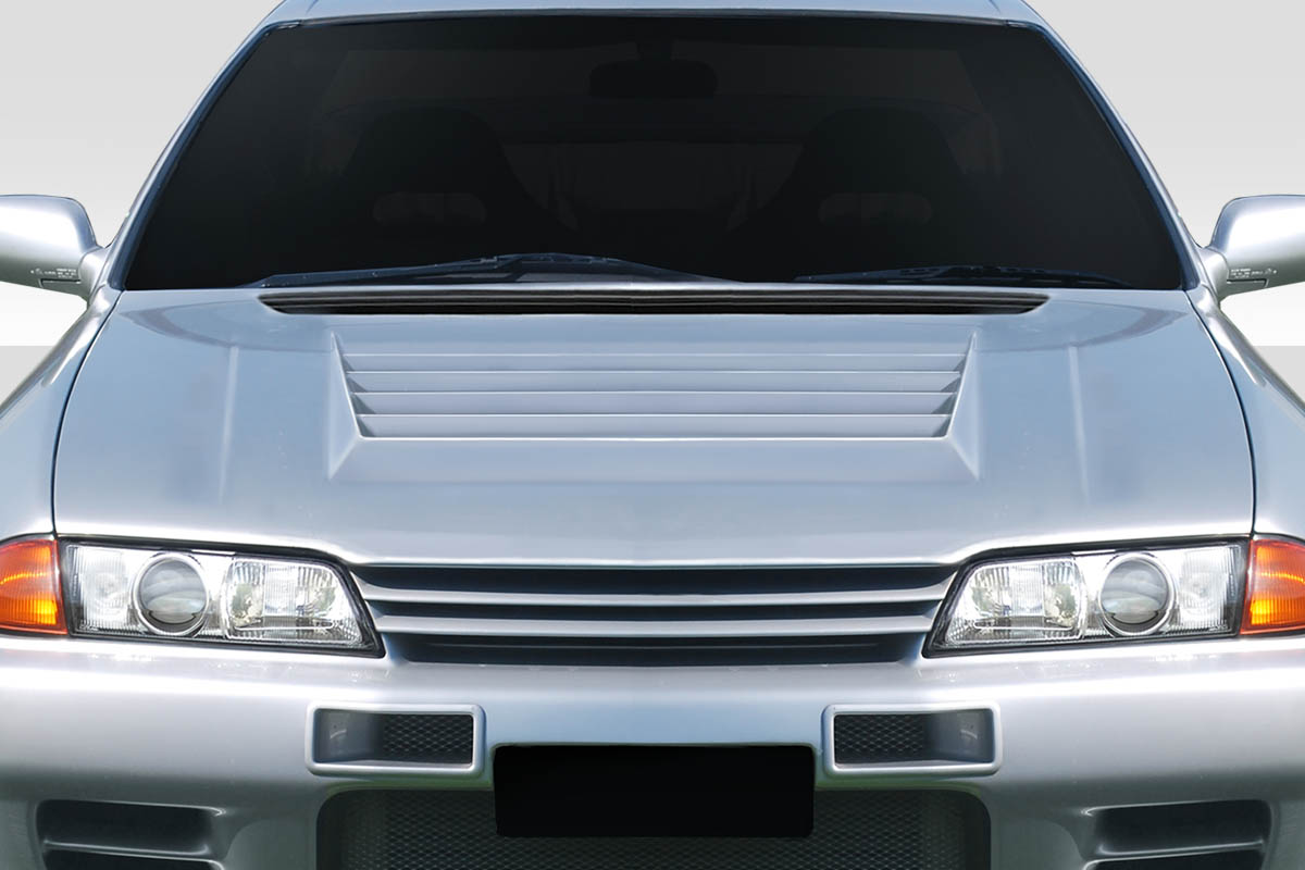 1989-1994 Nissan Skyline R32 Duraflex D1 Hood - 1 Piece 1989-1994 Nissan Skyline R32 Duraflex D1 Hood - 1 Piece