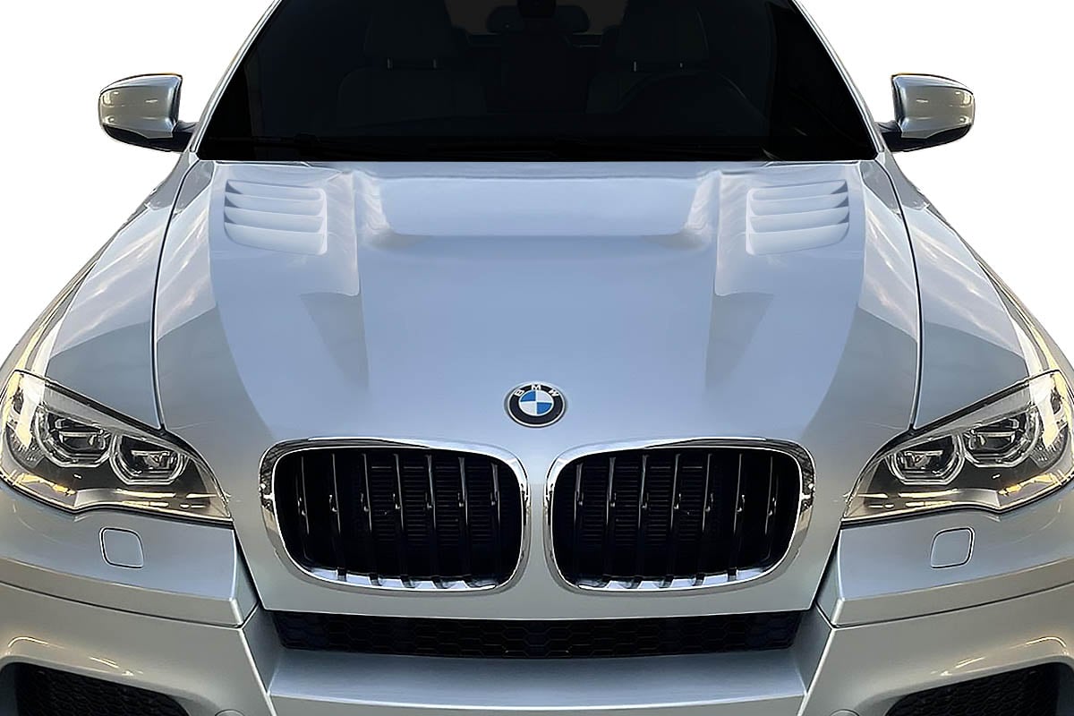 2008-2014 BMW X6M E71 E72 AF-1 Hood (GFK) - 1 Piece 2008-2014 BMW X6M E71 E72 AF-1 Hood (GFK) - 1 Piece