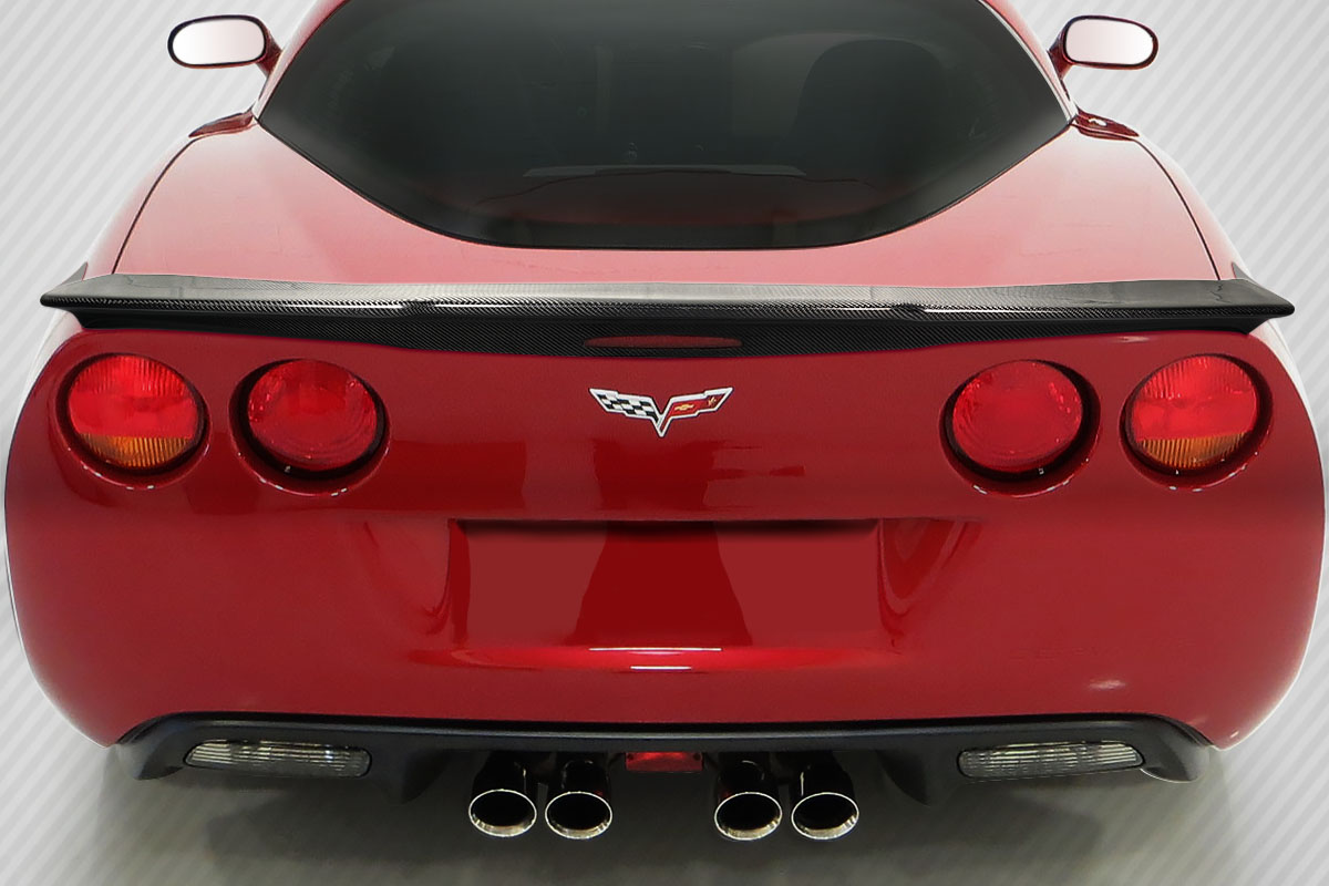 2005-2013 Chevrolet Corvette C6 Carbon Creations Flow Wave Rear Wing Spoiler - 1