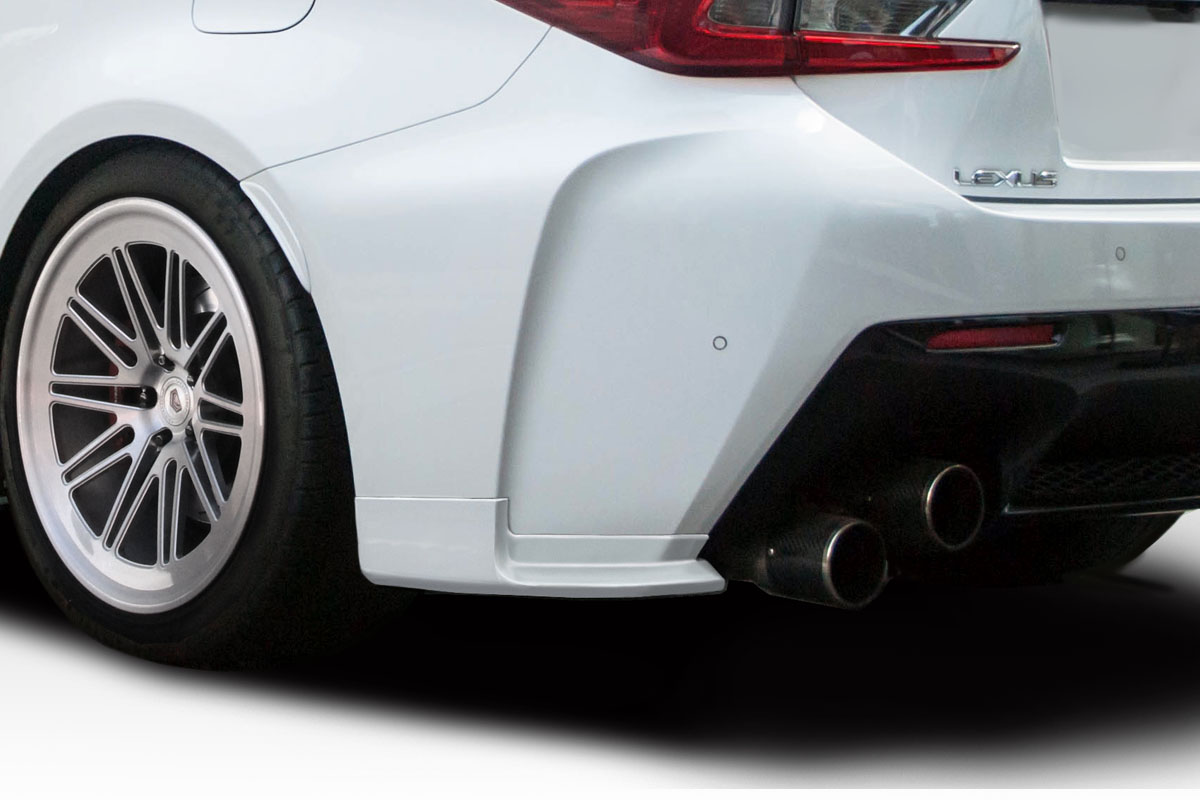 2015-2019 Lexus RC-F Duraflex Alpha Rear Lip Add On Spoilers - 2 Pieces