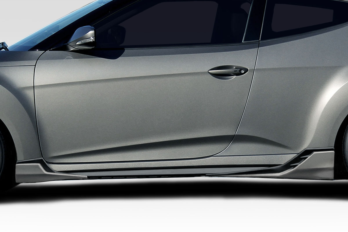 2012-2017 Hyundai Veloster Turbo Duraflex Minda Side Skirt Rocker Panel Splitter