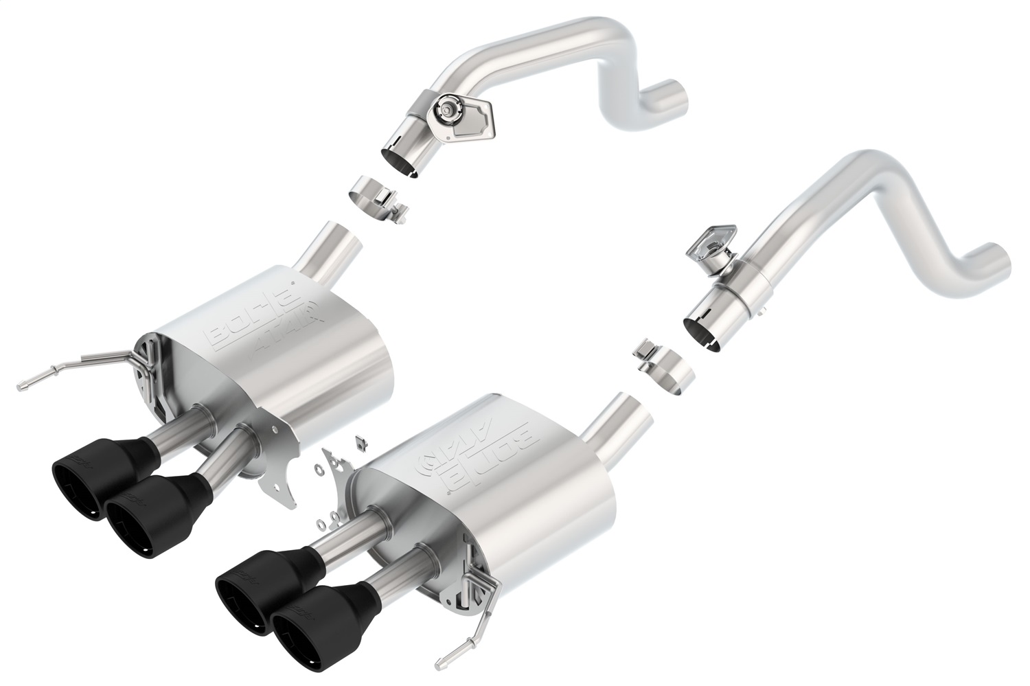 ATAK Axle-Back Exhaust System, 2014-2019 Corvette C7 6.2L V8 Automatic/Manual Tr