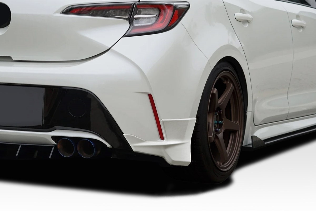 2019-2023 Toyota Corolla Hatchback Duraflex Medula Rear Lip Add on Spoilers - 2