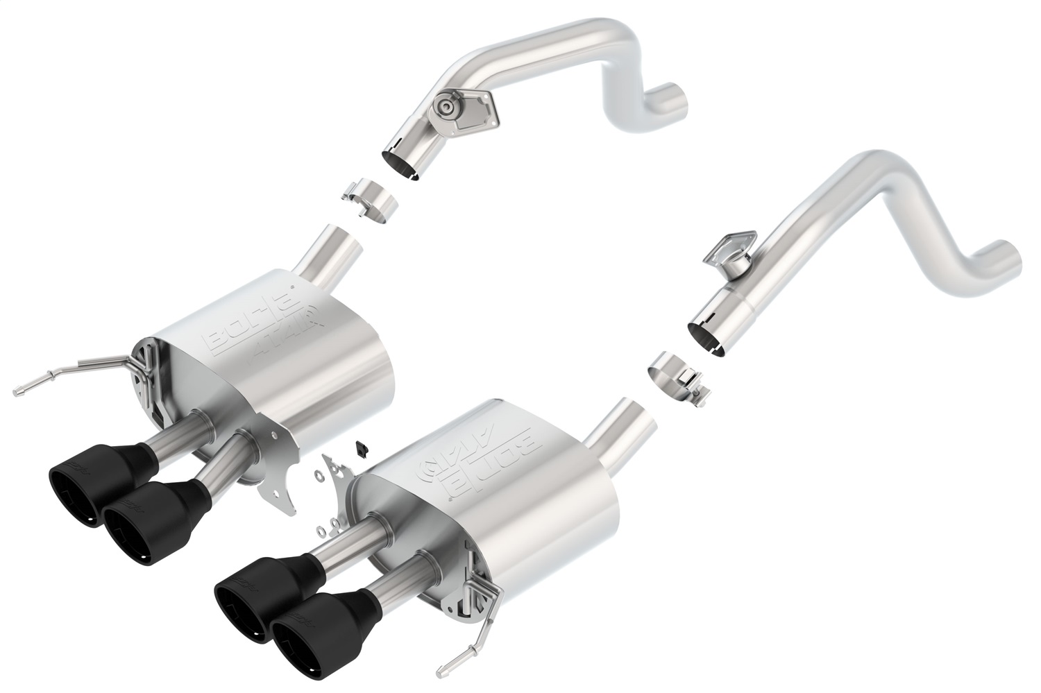 ATAK Axle-Back Exhaust System, 2014-2019 Corvette C7 6.2L V8 Automatic/Manual Tr