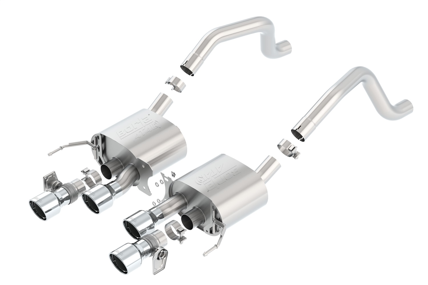 ATAK Axle-Back Exhaust System, 2015-2019 Corvette C7 Z06 6.2L V8 Automatic/Manua