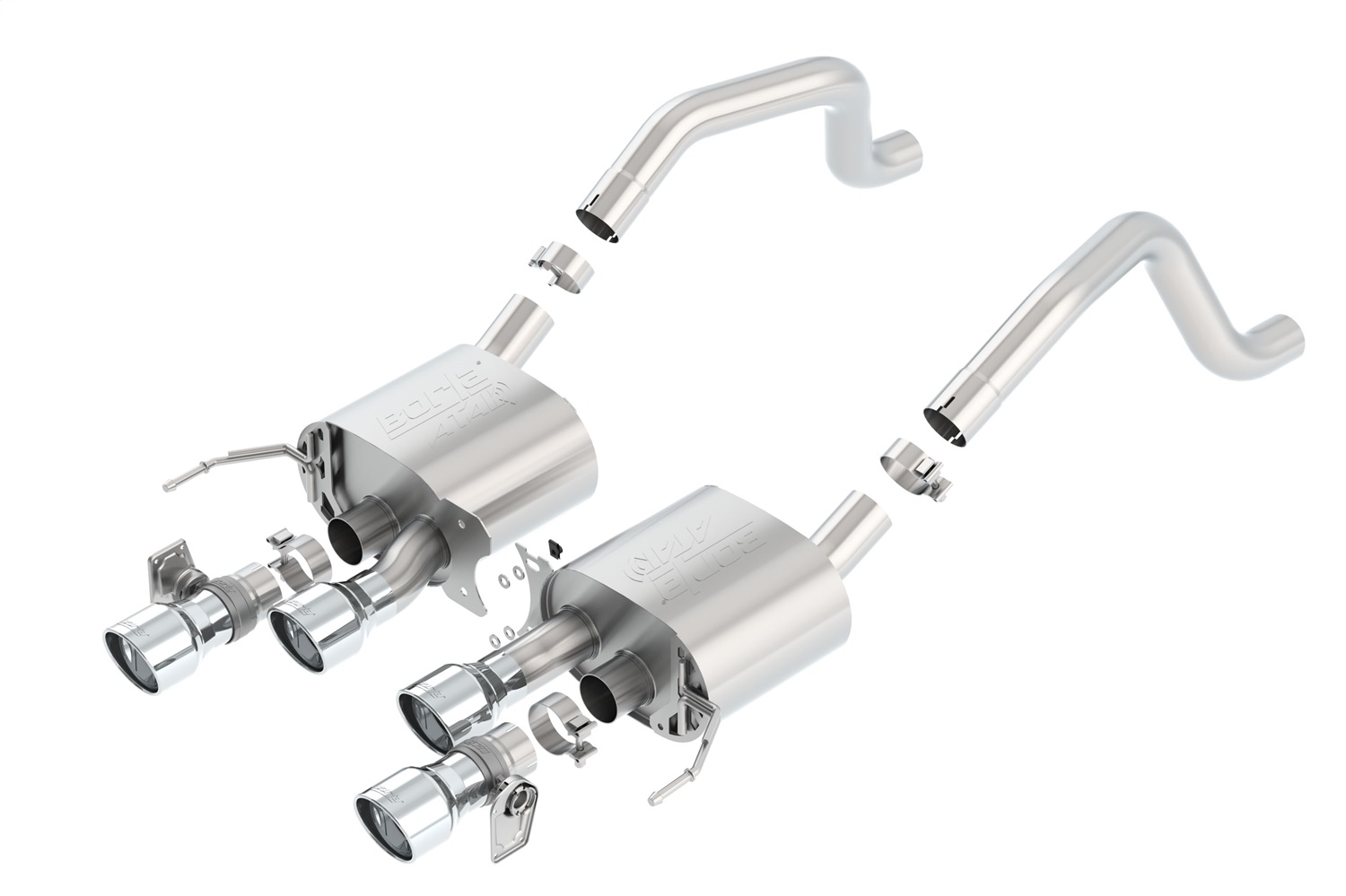 ATAK Axle-Back Exhaust System, 2015-2019 Corvette C7 Z06 6.2L V8 Automatic/Manua