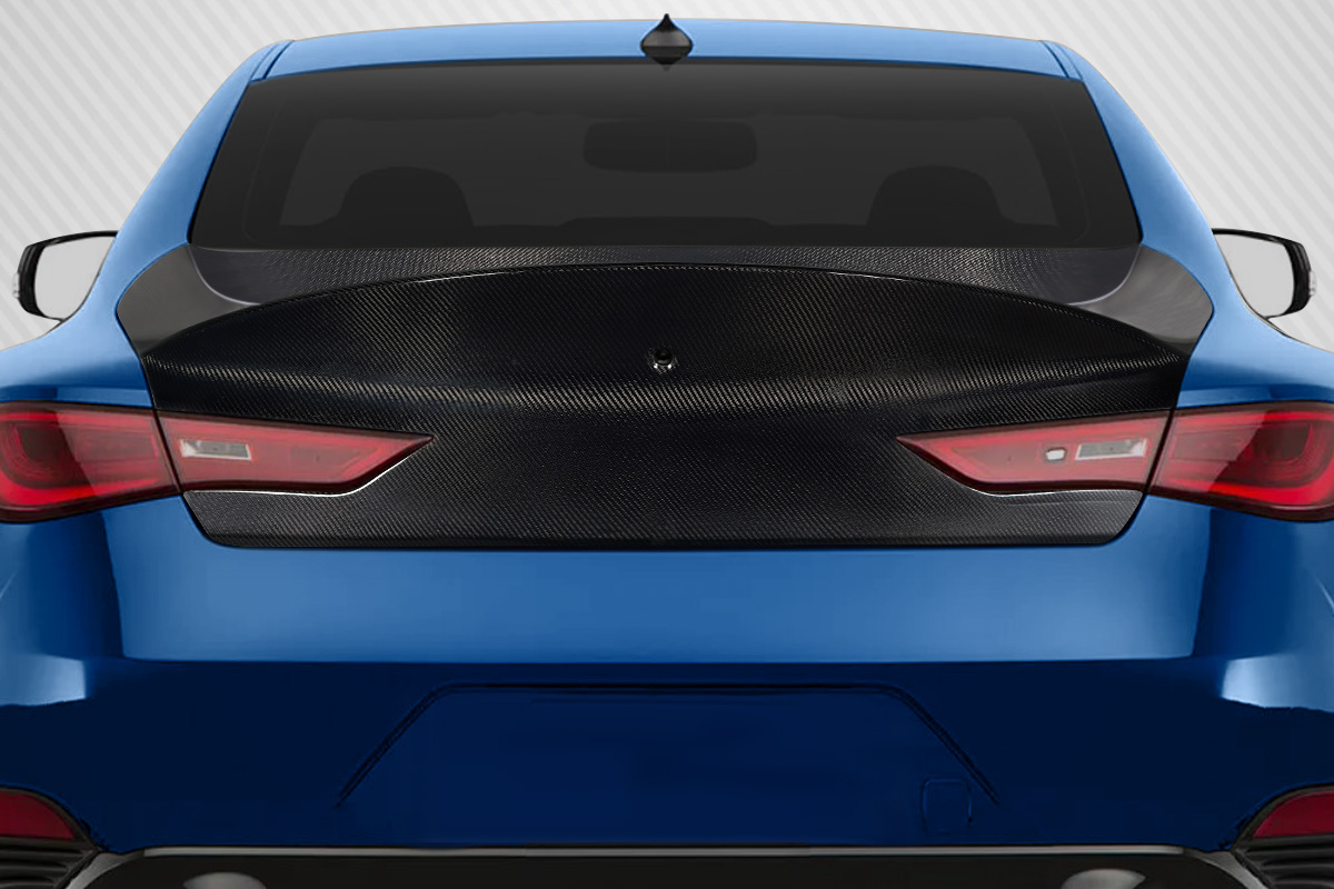 2017-2022 Infiniti Q60 Carbon Creations Shora Rear Trunk - 1 Piece 2017-2022 Infiniti Q60 Carbon Creations Shora Rear Trunk - 1 Piece
