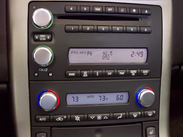C6 Corvette Billet Radio/AC/Navigation Knobs