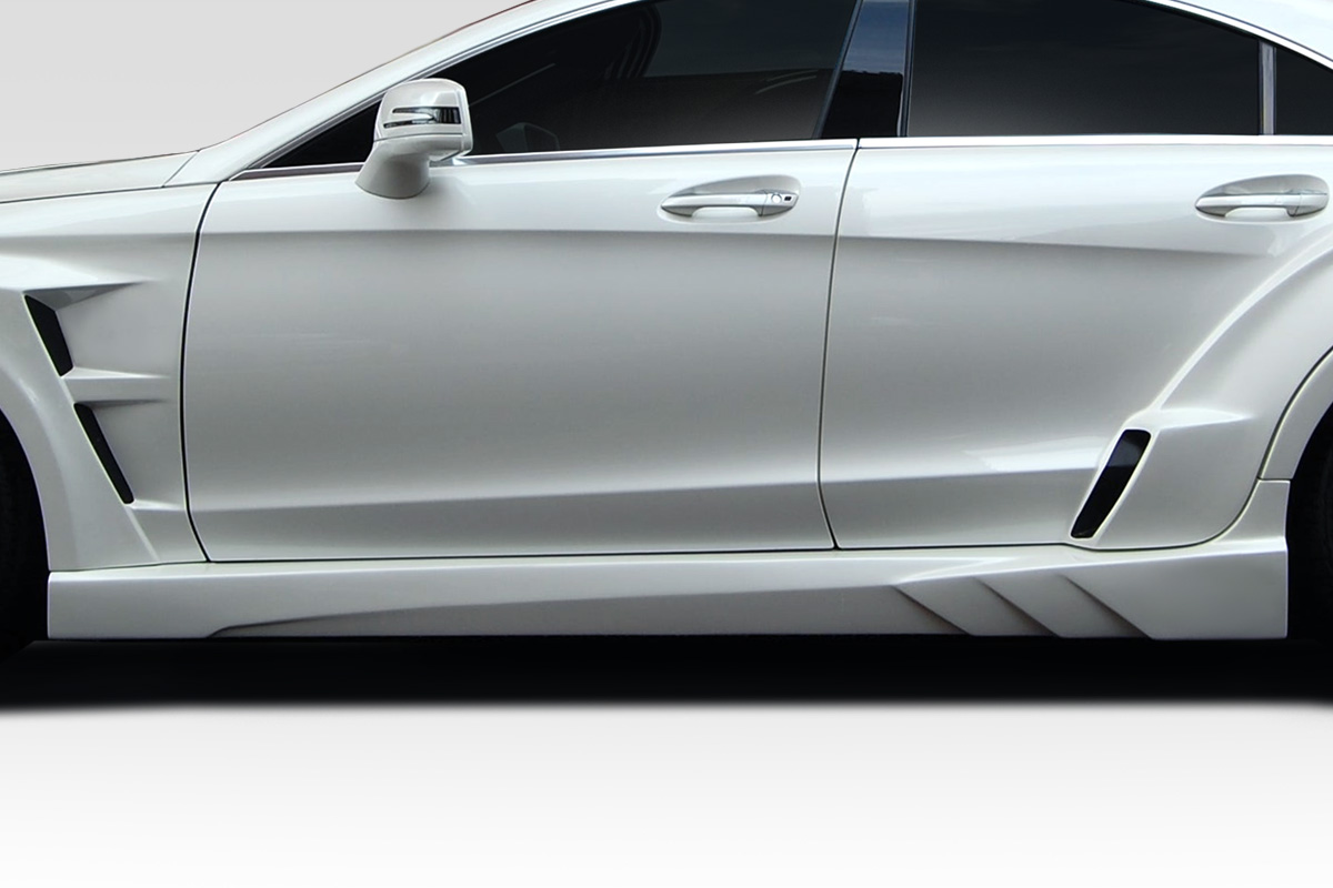 2012-2018 Mercedes CLS Class W218 Duraflex Vector Wide Body Side Skirt Rocker Pa