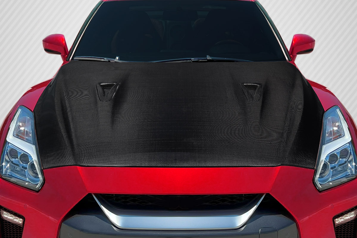 2017-2021 Nissan GT-R R35 Carbon Creations OEM Look Hood - 1 Piece 2017-2021 Nissan GT-R R35 Carbon Creations OEM Look Hood - 1 Piece