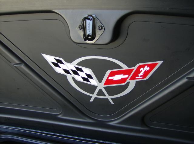 1998-04 C5 Corvette Convertible Trunk Lid Logo Decal