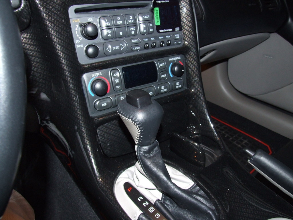 C5 Corvette Carbon Fiber Radio Bezel Console 97-04 Z06