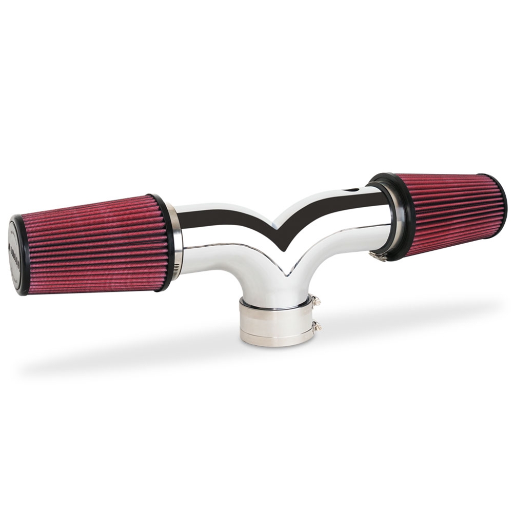 1997-2004 C5 / Z06 Corvette Dual / Twin Flow Air Intake System - Polished Finish