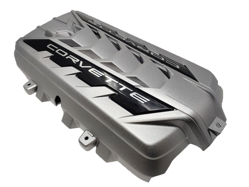 20-23+ C8 Corvette LT2 Engine Cover (Sterling Silver), GM