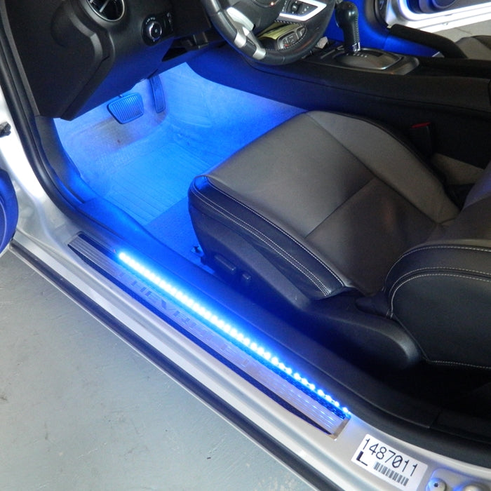 2010-2016 Camaro Door Sill Plates Led Lighting Kit