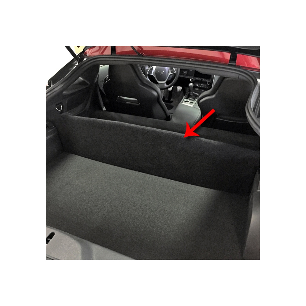 C7 Corvette Stingray Trunk Partition - Carpeted : Coupe only