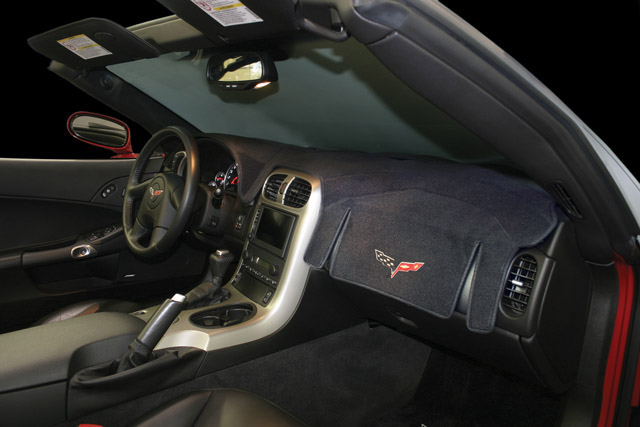 C6 Corvette Embroidered Dash Mat