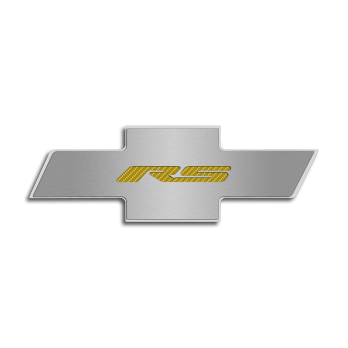 2010-2015 Camaro - Polished-Brushed Stainless Steel w-Carbon Fiber "RS"