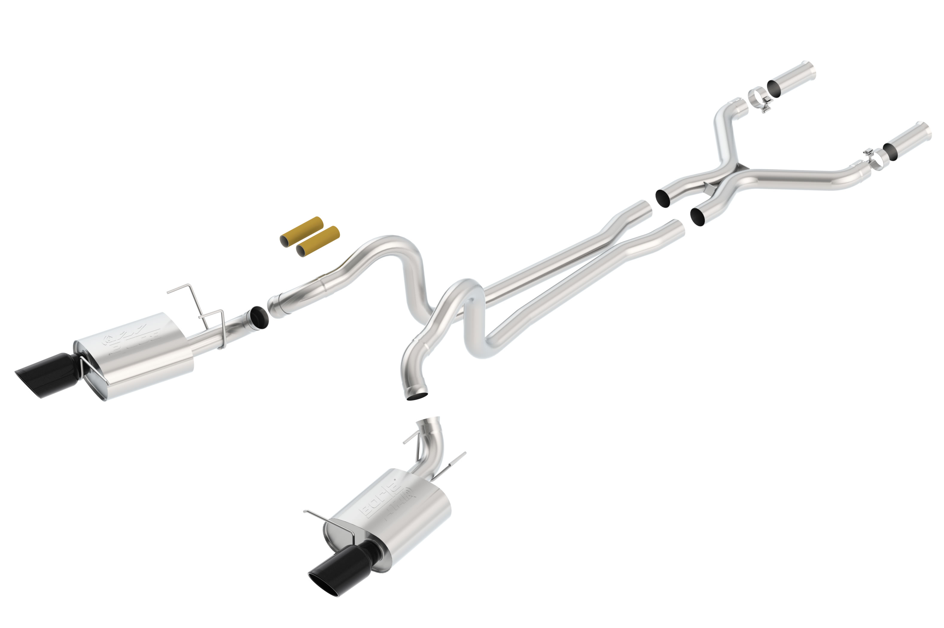 ATAK Cat-Back Exhaust System, 2011-2012 Mustang GT/2012-2012 Boss 302, 5.0L V8 A