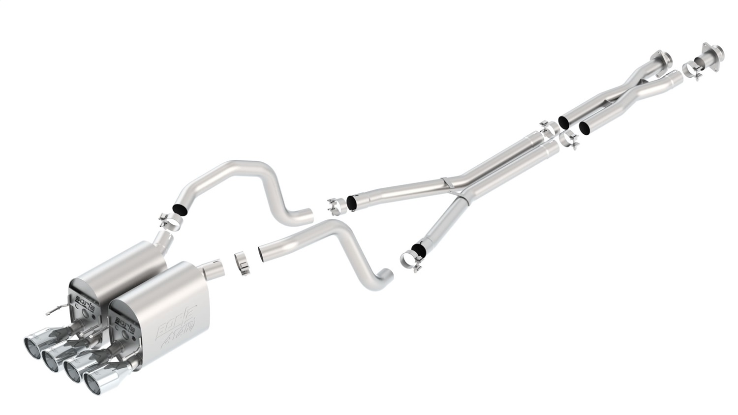 ATAK Cat-Back Exhaust System, 2005-2008 Corvette C6 6.0L/6.2L V8 Automatic/Manua