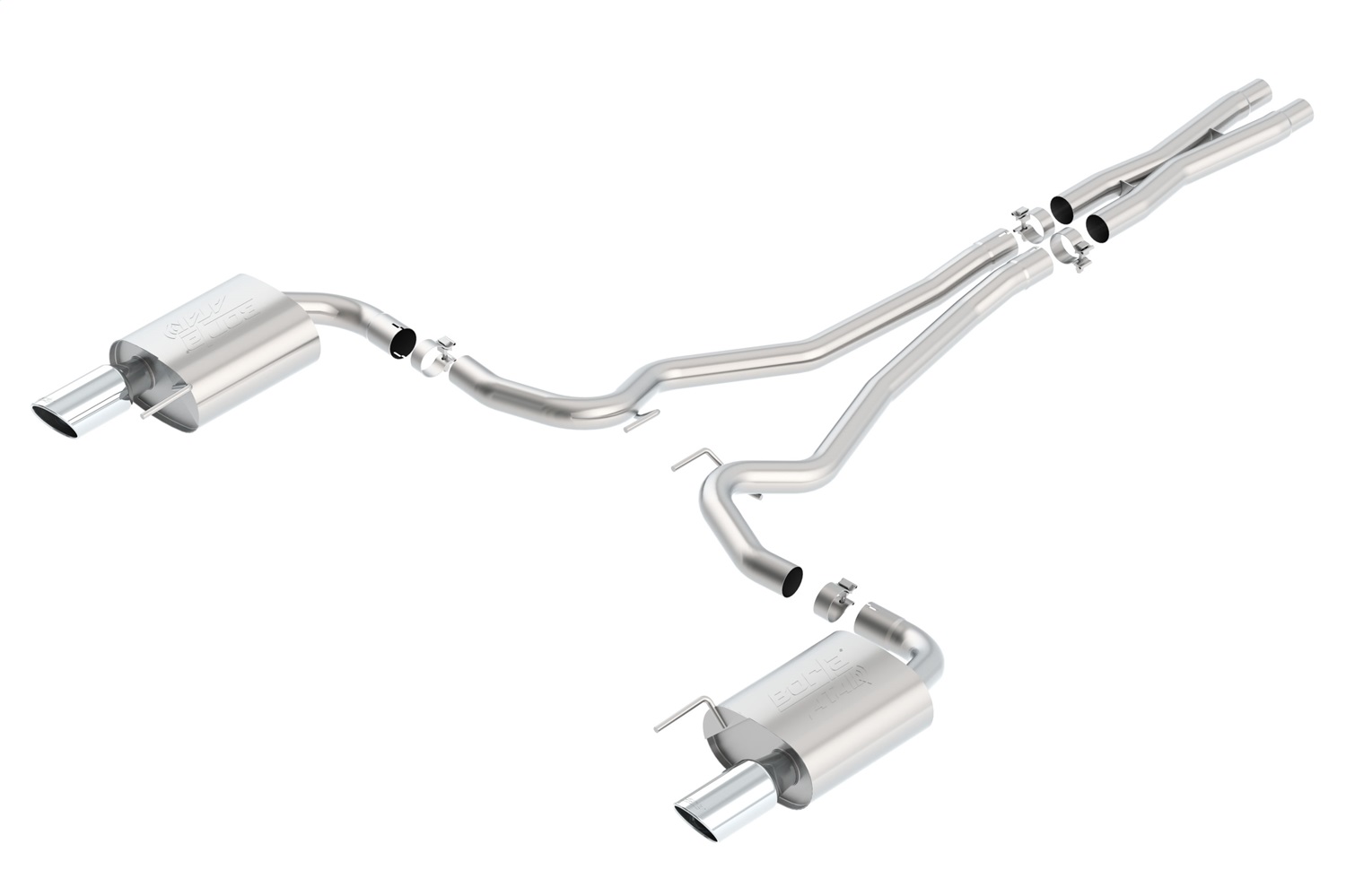 ATAK Cat-Back Exhaust System, 2015-2017 Mustang GT/GT Convertible 5.0L V8 Automa