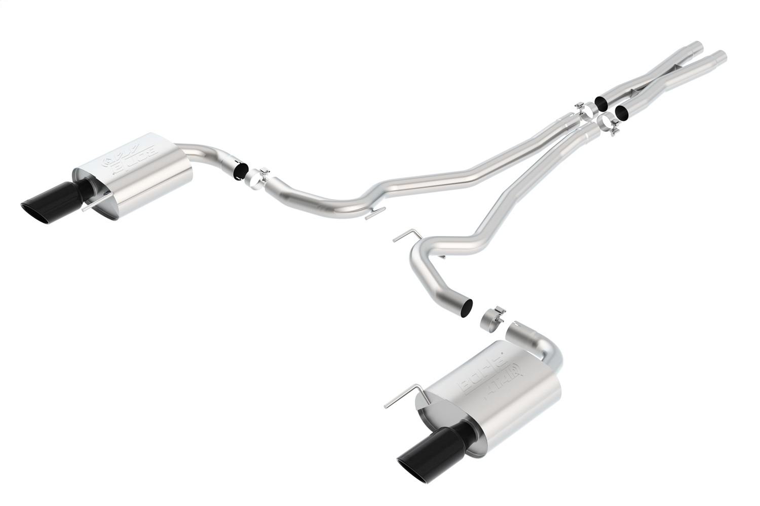 ATAK Cat-Back Exhaust System, 2015-2017 Mustang GT/GT Convertible 5.0L V8 Automa